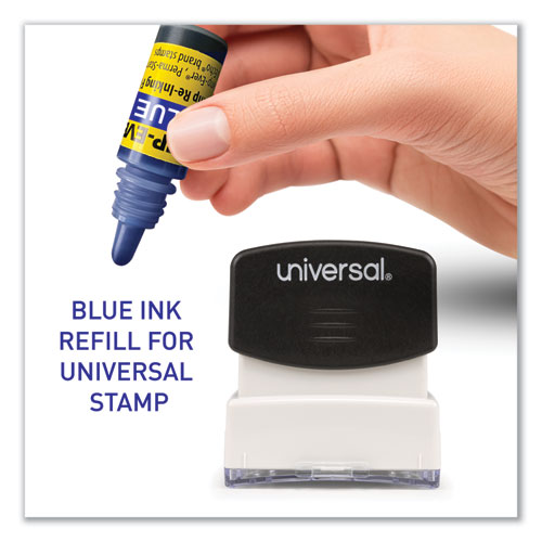 Picture of Refill Ink for Clik! and Universal Stamps, 7 mL Bottle, Blue