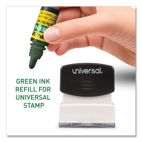 Picture of Refill Ink for Clik! and Universal Stamps, 7 mL Bottle, Green
