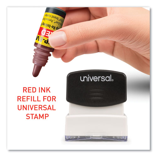 Picture of Refill Ink for Clik! and Universal Stamps, 7 mL Bottle, Red