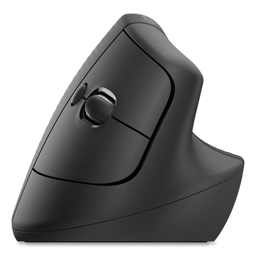 Picture of Lift for Business Vertical Ergonomic Mouse, 2.4 GHz Frequency/32 ft Wireless Range, Right Hand Use, Graphite