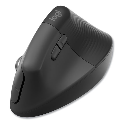 Picture of Lift for Business Vertical Ergonomic Mouse, 2.4 GHz Frequency/32 ft Wireless Range, Right Hand Use, Graphite