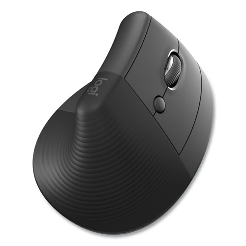 Picture of Lift for Business Vertical Ergonomic Mouse, 2.4 GHz Frequency/32 ft Wireless Range, Right Hand Use, Graphite