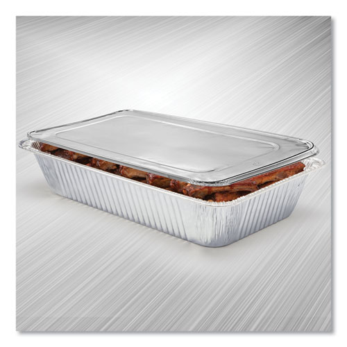 Picture of Steam Table Pan Lids, Full Curl Edge, Fits Full-Size Pan, 0.62" Deep, 12.87 x 20.81, 50/Carton