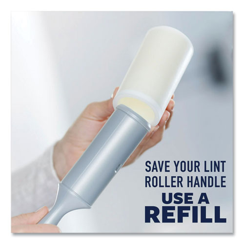 Picture of Lint Roller Refill Roll, 70 Sheets/Roll, 2/Pack