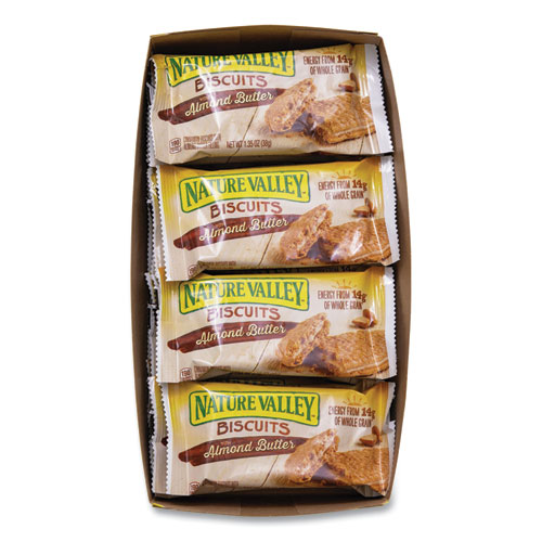 Picture of Biscuits, Almond Butter, 1.35 oz Pouch, 16/Box