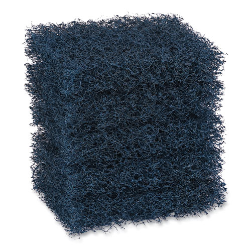 Picture of Extra Heavy-Duty Scouring Pad, 3.5 x 5, Dark Blue, 20/Carton