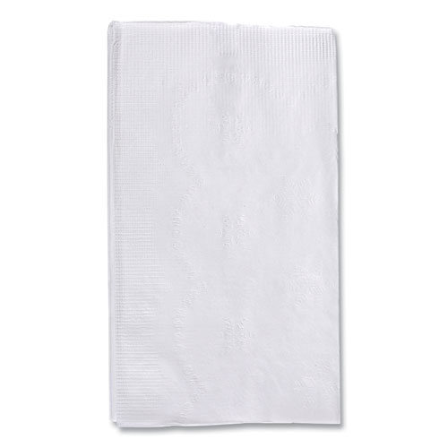 Picture of 1/8-Fold Dinner Napkins, 2-Ply, 15 x 17, White, 300/Pack, 10 Packs/Carton