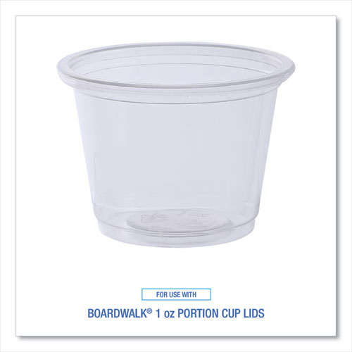 Picture of Souffle/Portion Cups, 1 oz, Polypropylene, Clear, 20 Cups/Sleeve, 125 Sleeves/Carton