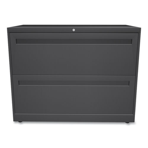 Picture of Brigade 700 Series Lateral File, 2 Legal/Letter-Size File Drawers, Charcoal, 36" x 18" x 28"