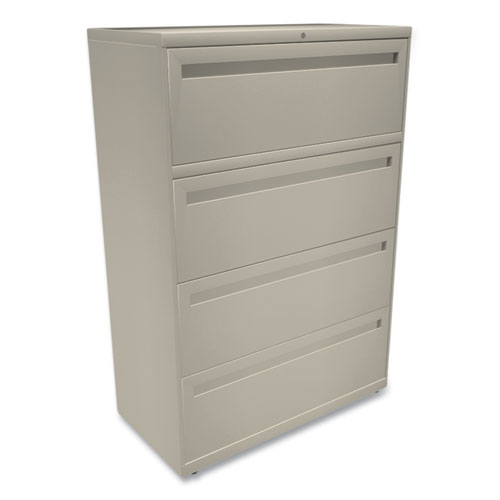 Picture of Brigade 700 Series Lateral File, 4 Legal/Letter-Size File Drawers, Putty, 36" x 18" x 52.5"