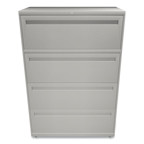 Picture of Brigade 700 Series Lateral File, 4 Legal/Letter-Size File Drawers, Light Gray, 36" x 18" x 52.5"