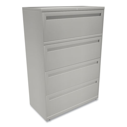 Picture of Brigade 700 Series Lateral File, 4 Legal/Letter-Size File Drawers, Light Gray, 36" x 18" x 52.5"