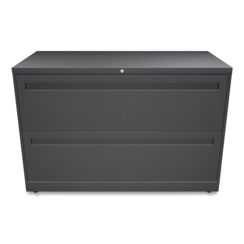 Picture of Brigade 700 Series Lateral File, 2 Legal/Letter-Size File Drawers, Charcoal, 42" x 18" x 28"