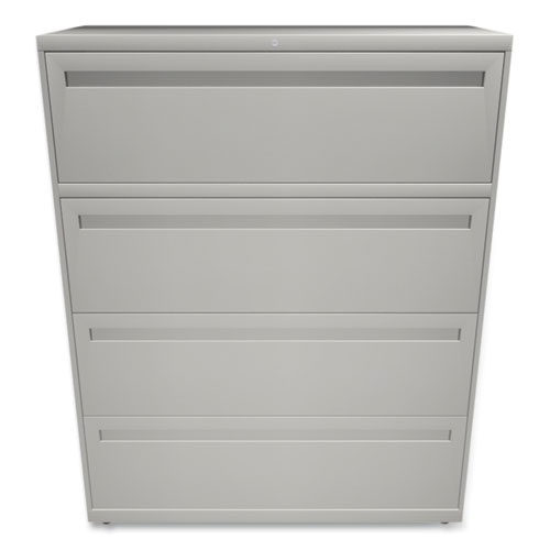 Picture of Brigade 700 Series Lateral File, 4 Legal/Letter-Size File Drawers, Light Gray, 42" x 18" x 52.5"