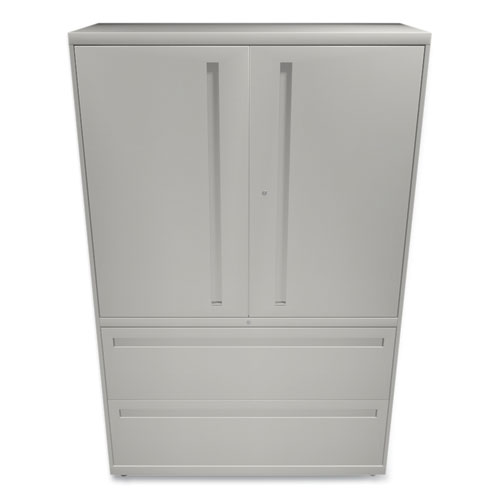 Picture of Brigade 700 Series Lateral File, Three-Shelf Enclosed Storage, 2 Legal/Letter-Size File Drawers, Gray, 42" x 18" x 64.25"