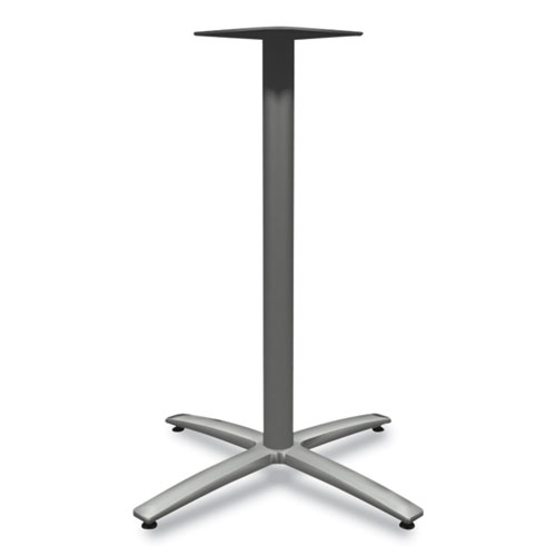 Picture of Between Standing-Height X-Base for 42" Table Tops, 32.68w x 41.12h, Silver