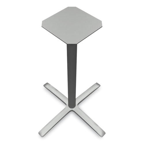 Picture of Between Standing-Height X-Base for 42" Table Tops, 32.68w x 41.12h, Silver