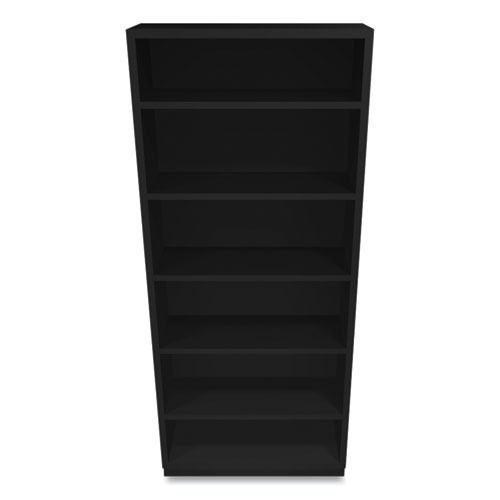 Picture of Metal Bookcase, Six-Shelf, 34.5w x 12.63d x 81.13h, Black