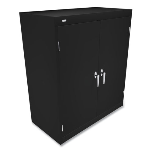 Picture of Assembled Storage Cabinet, 36w x 18d x 42h, Black