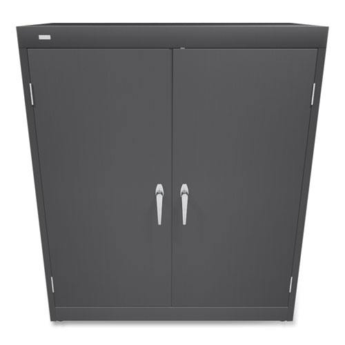 Picture of Assembled Storage Cabinet, 36w x 18.13d x 41.75h, Charcoal