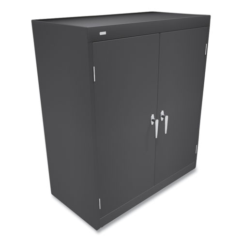 Picture of Assembled Storage Cabinet, 36w x 18.13d x 41.75h, Charcoal