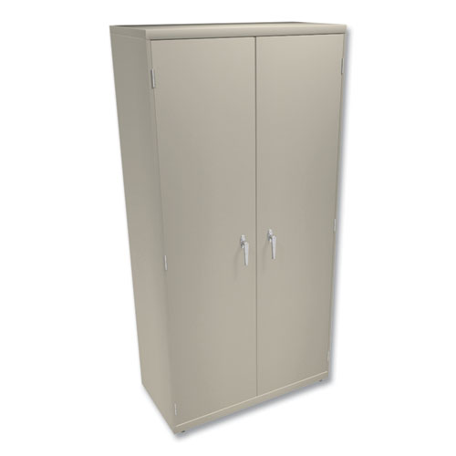 Picture of Assembled Storage Cabinet, 36w x 18.13d x 71.75h, Putty