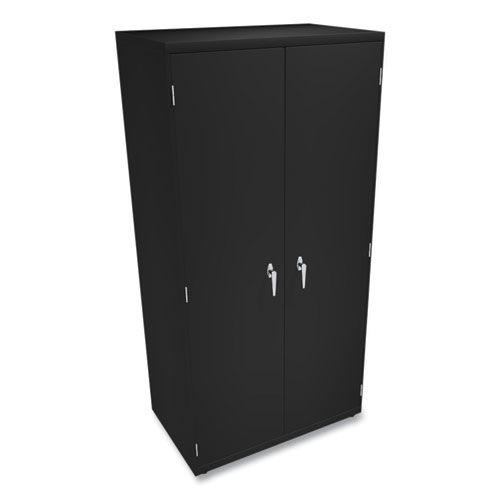 Picture of Assembled Storage Cabinet, 36w x 24.25d x 71.75h, Black
