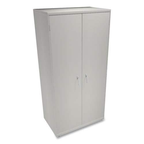 Picture of Assembled Storage Cabinet, 36w x 24.25d x 71.75h, Light Gray