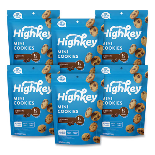 Picture of Chocolate Chip Cookies, 2 oz, Bag, 6/Carton