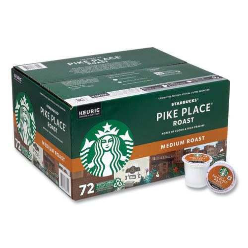 Picture of Pike Place Coffee K-Cups, Pike Place Roast, 72/Carton