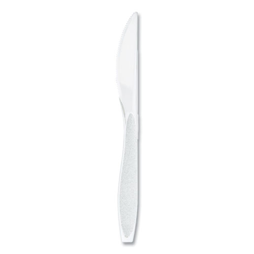 Picture of Impress Heavyweight Full-Length Polystyrene Cutlery, Knife, White, 100/Box, 10 Boxes/Carton