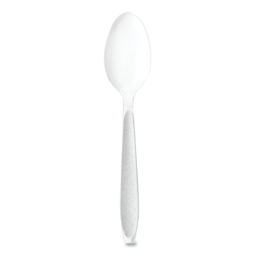 Picture of Impress Heavyweight Full-Length Polystyrene Cutlery, Teaspoon, White, 100/Box, 10 Boxes/Carton