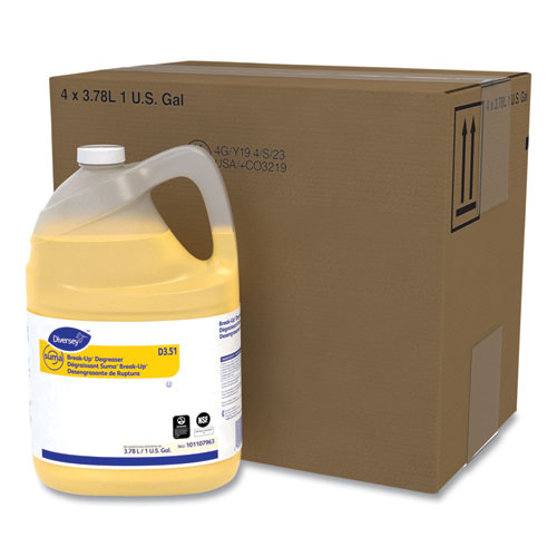 Picture of Suma Break-Up Degreaser D3.51, Characteristic Scent, 1 gal Bottle, 4/Carton