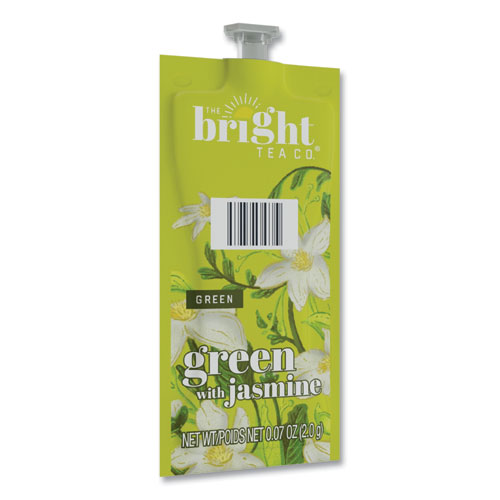 Picture of The Bright Tea Co. Green with Jasmine Tea Freshpack, Green with Jasmine, 0.07 oz Pouch, 100/Carton