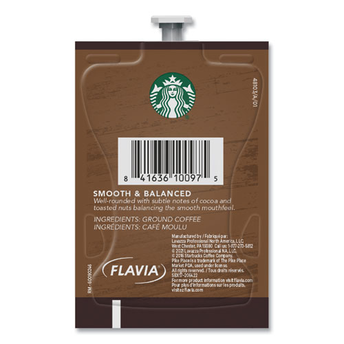 Picture of Starbucks Pike Place Roast Coffee Freshpack, Pike Place, 0.32 oz Pouch, 76/Carton