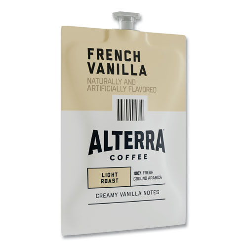 Picture of Alterra French Vanilla Coffee Freshpack, French Vanilla, 0.23 oz Pouch, 100/Carton