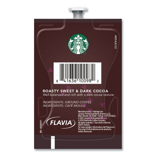 Picture of Starbucks Caffe Verona Coffee Freshpack, Caffe Verona, 0.32 oz Pouch, 76/Carton