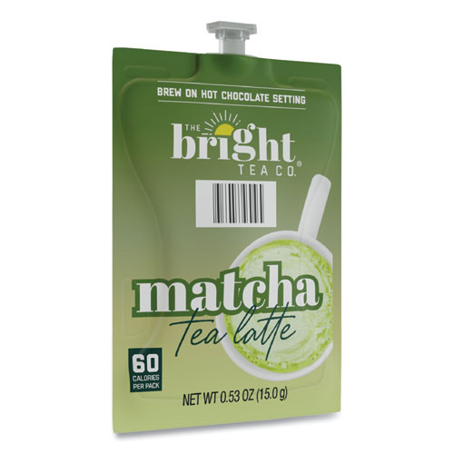 Picture of Bright Tea Co. Matcha Latte Freshpack, Matcha Tea Latte, 0.53 oz Pouch, 72/Carton