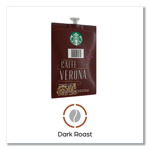 Picture of Starbucks Caffe Verona Coffee Freshpack, Caffe Verona, 0.32 oz Pouch, 76/Carton