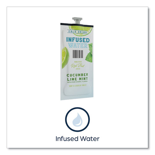 Picture of Cucumber Lime Mint Infused Water Freshpack, Cucumber Lime Mint, 0.08 Pouch, 100/Carton