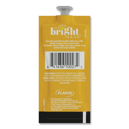 Picture of The Bright Tea Co. White with Orange Tea Freshpack, White with Orange, 0.05 oz Pouch, 100/Carton