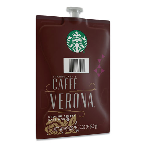 Picture of Starbucks Caffe Verona Coffee Freshpack, Caffe Verona, 0.32 oz Pouch, 76/Carton