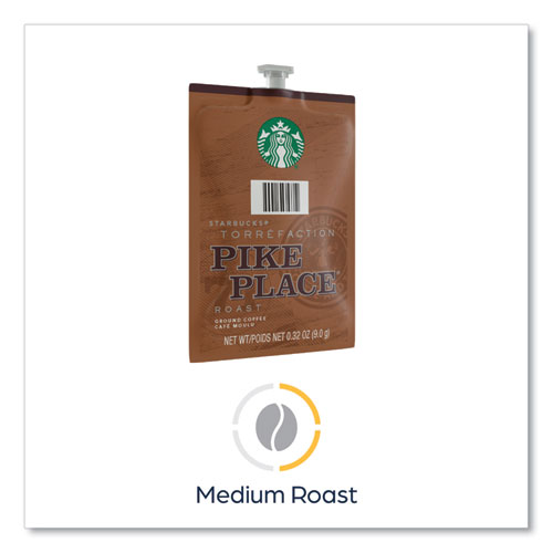 Picture of Starbucks Pike Place Roast Coffee Freshpack, Pike Place, 0.32 oz Pouch, 76/Carton