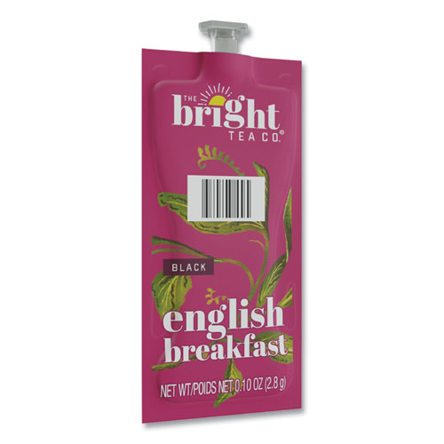 Picture of The Bright Tea Co. English Breakfast Black Tea Freshpack, English Breakfast, 0.1 oz Pouch, 100/Carton