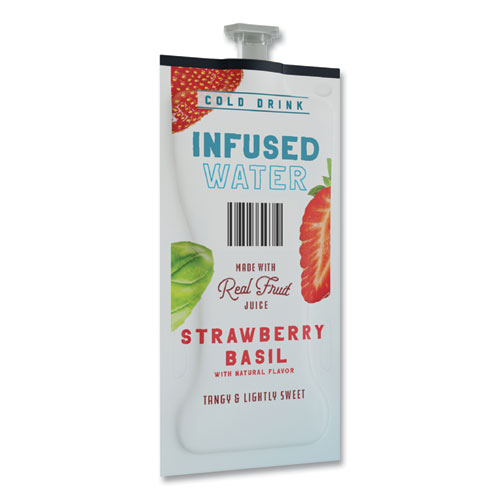 Picture of Strawberry Basil Infused Water Freshpack, Strawberry Basil, 0.11 oz Pouch, 100/Carton