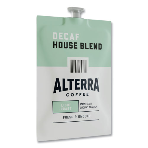 Picture of Alterra Decaf House Blend Coffee Freshpack, 0.25 oz Pouch, 100/Carton