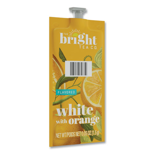 Picture of The Bright Tea Co. White with Orange Tea Freshpack, White with Orange, 0.05 oz Pouch, 100/Carton