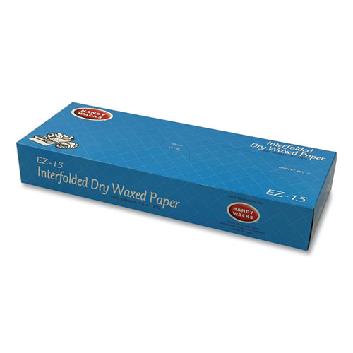 Picture of Interfolded Dry Waxed Paper Deli Sheets, 10.75 x 15, 500 Box, 12 Boxes/Carton