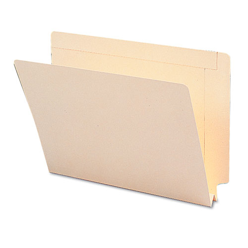 Picture of Heavyweight Manila End Tab Expansion Folders, Straight Tabs, Letter Size, 1.5" Expansion, 50/Box