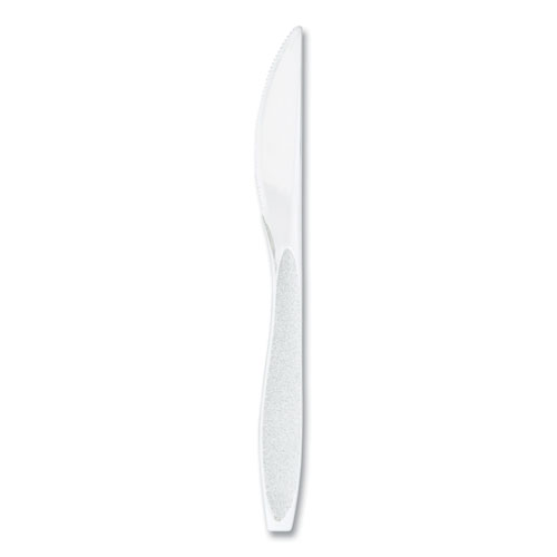 Picture of Impress Heavyweight Full-Length Polystyrene Cutlery, Knife, White, 100/Box